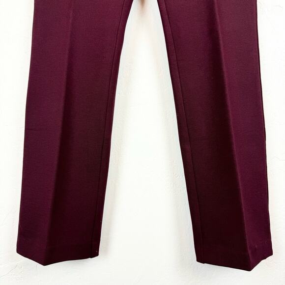 Chico's So Slimming Petite Juliet Straight-Leg Pants Maroon/Wine Size 00P [2P] - Picture 7 of 12